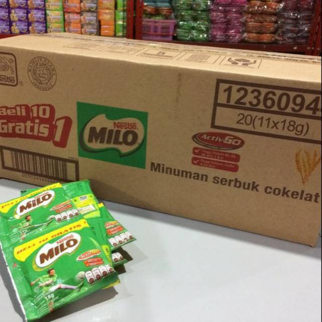 

Milo Renceng 22 Gr isi 200 Sachet / KARTON