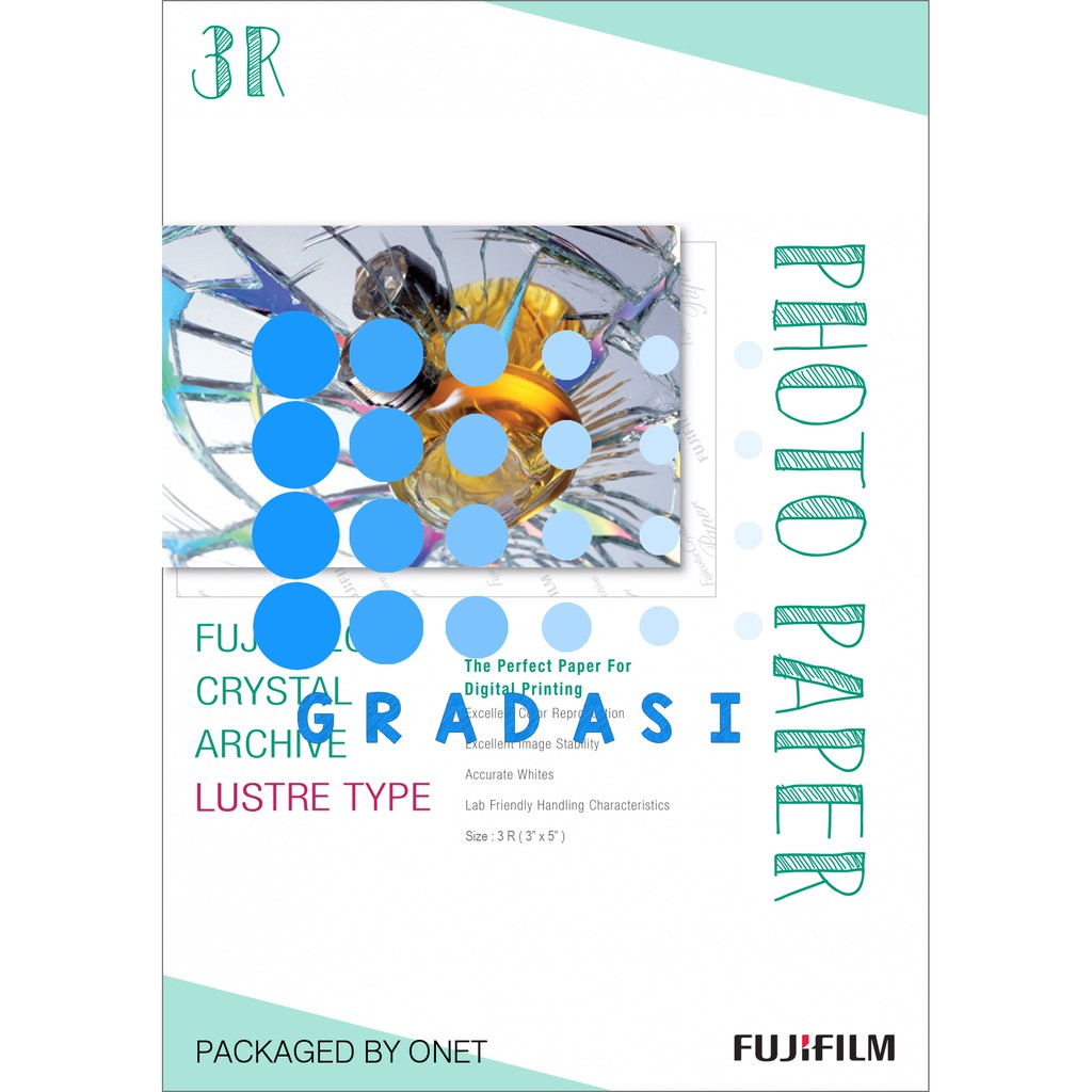 KERTAS FOTO FUJIFILM UKURAN 3R