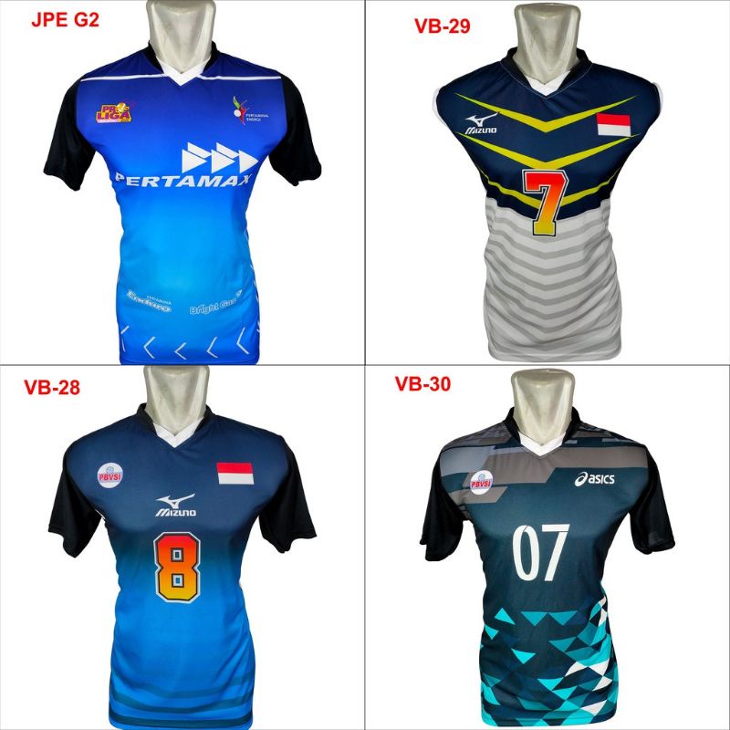 jersey voli printing proliga kaos atasan voly bahan serena