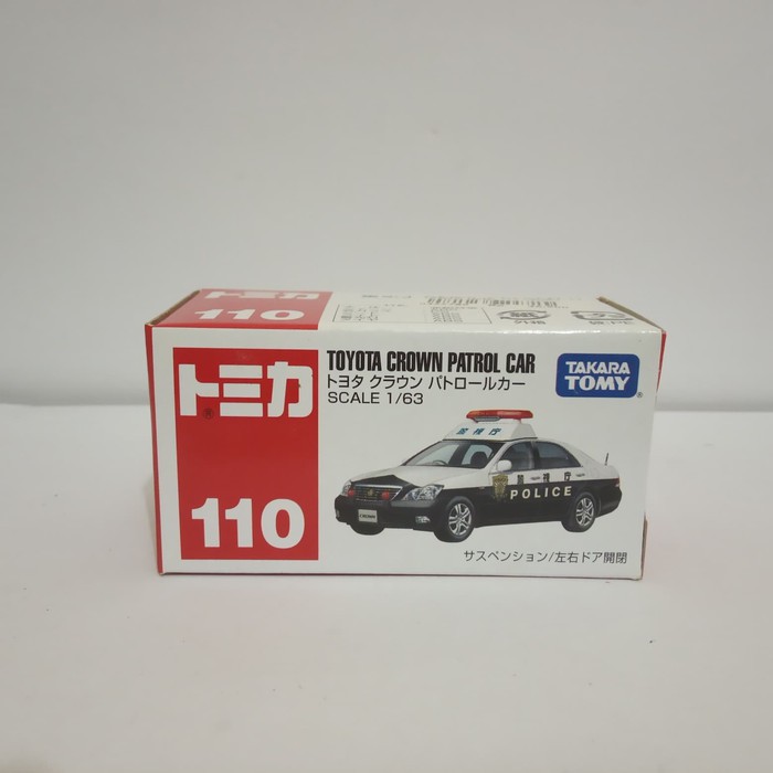 Tomini No 110 Toyota crown Patrol car police diecast mobil polisi