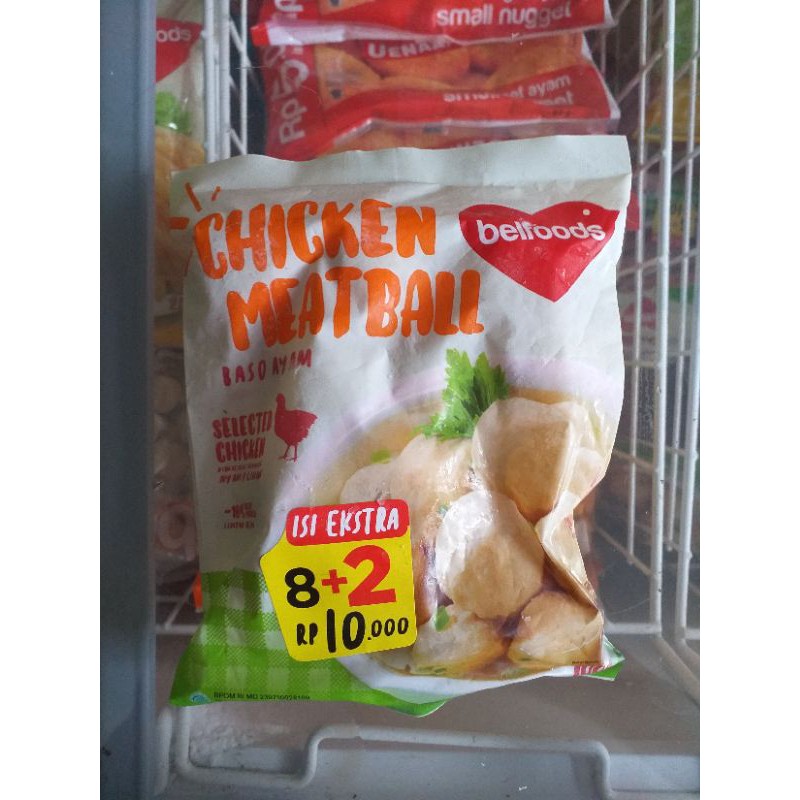 

BELFOODS BAKSO BASO AYAM 100GR ISI 10