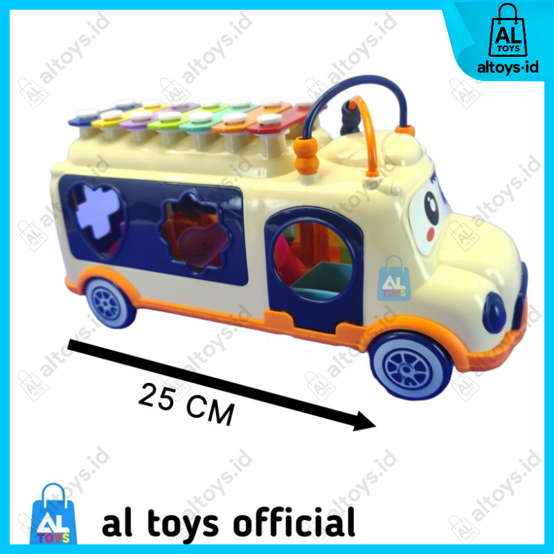 MAINAN EDUKASI PUZZLE MOBIL XYLOPHONE MUSICAL MAINAN MOBIL PUZZLE