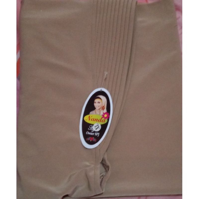 Hijab Jilbab Instan Bergo Syari Jersy Super Jersi korea Import Polos Hamidah-Milo