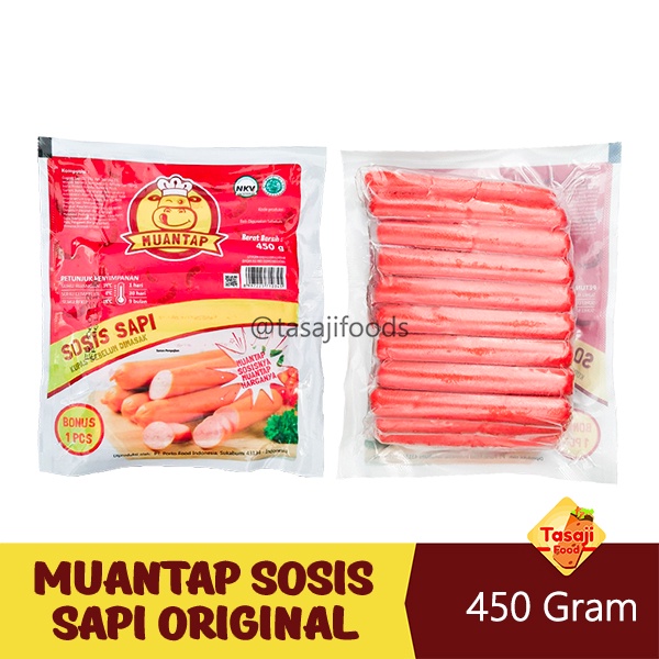 

MUANTAP Sosis Sapi Ori Short 450 Gram