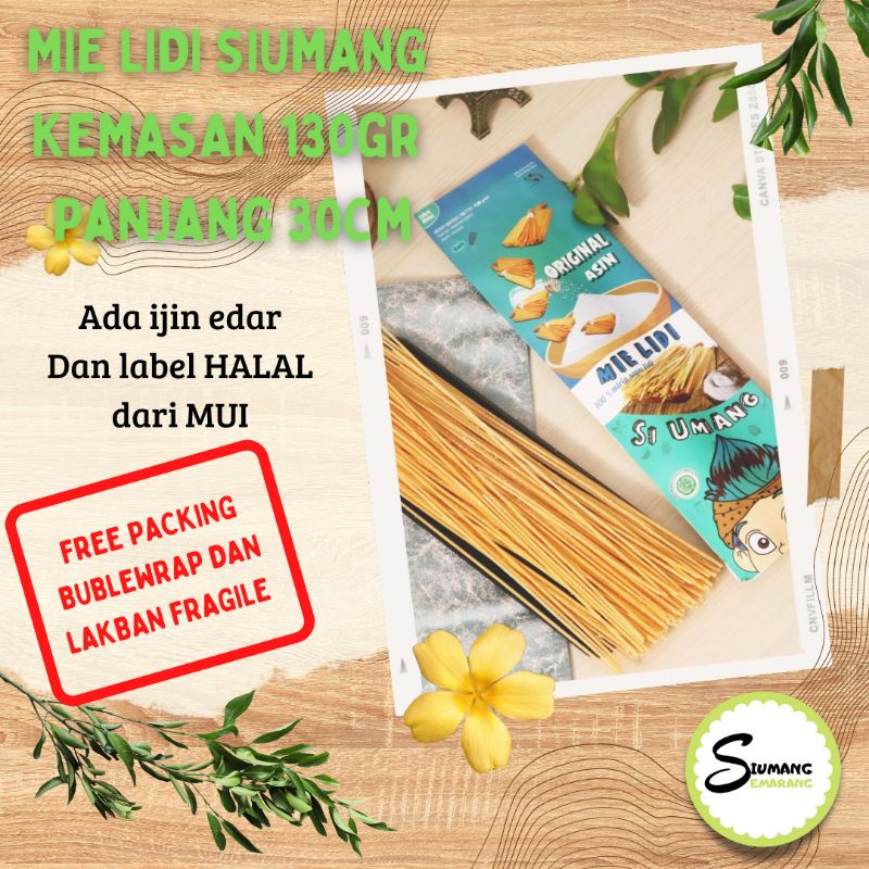 

MIE LIDI SI UMANG KEMASAN KERTAS FREE PACKING BUBLEWRAP BISA COD