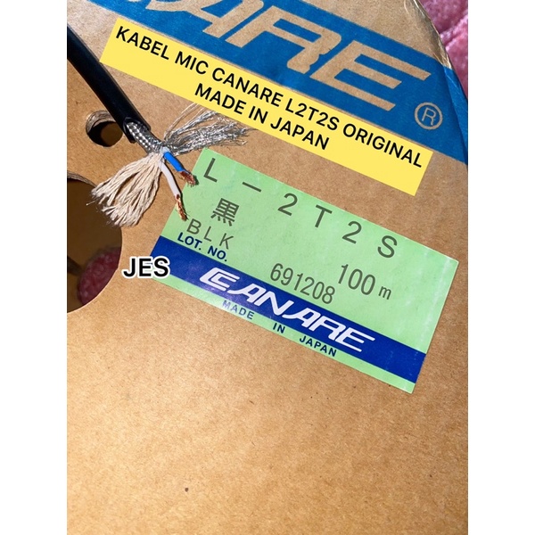 KABEL / CABLE MIC CANARE L2T2S ORIGINAL MADE IN JAPAN