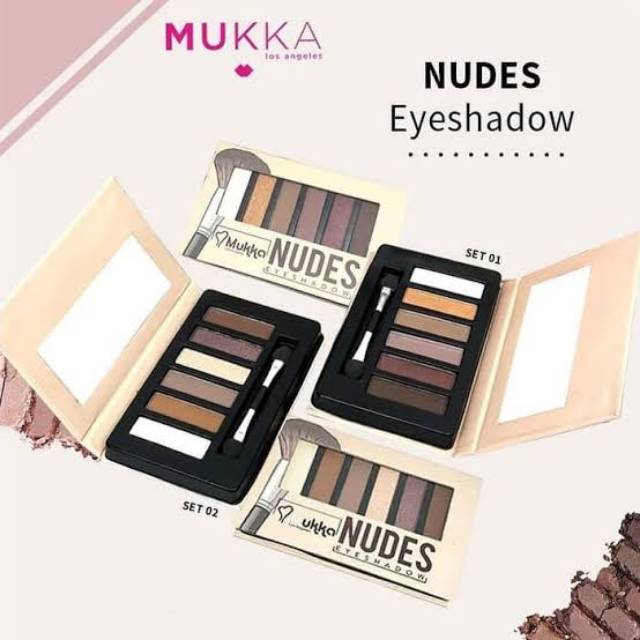 Mukka nude eyeshadow nudes eyeshadow mukka kosmetik mukka nudes