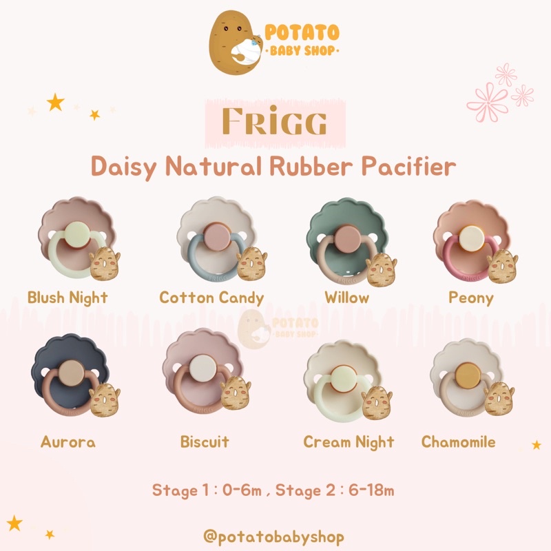 Frigg Daisy Pacifier - Stage 1 &amp; 2 Empeng Baby