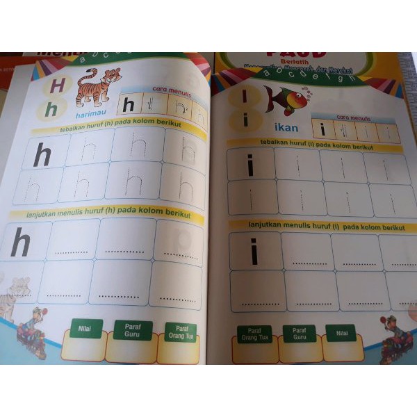 buku paket belajar anak paud dan tk