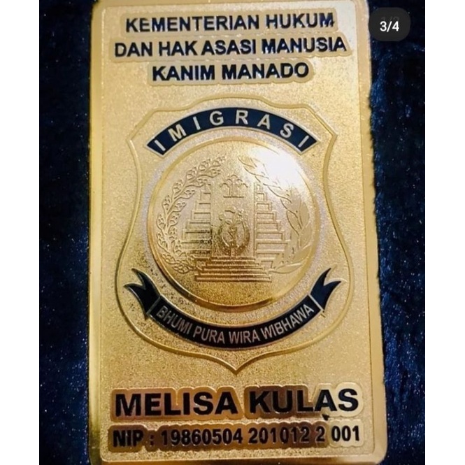 

ID CARD PLAT KUNINGAN BEBAS CUSTOM