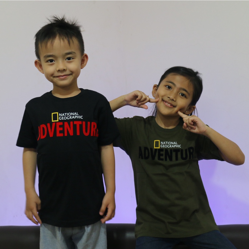 Kaos ANAK ADVENTURE CENTER - Baju Fashion Anak Adventur Natgeo Kaos National Geographic Keren Bludru