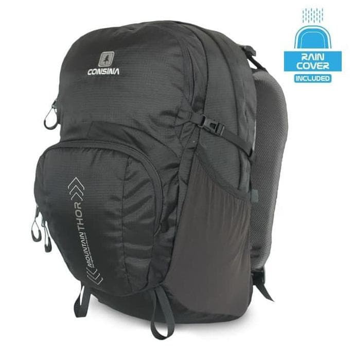 Tas Ransel Consina Mountain Thor 30L Daypack Black