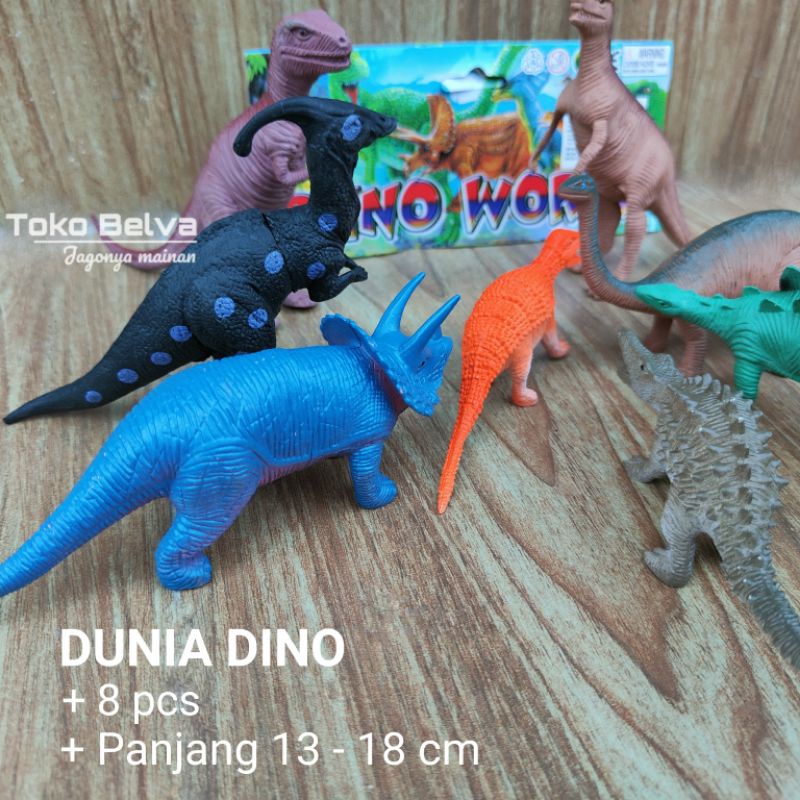 Set animal hewan karet dinosaurus / edukasi / mainan anak / dinosaurus / dino