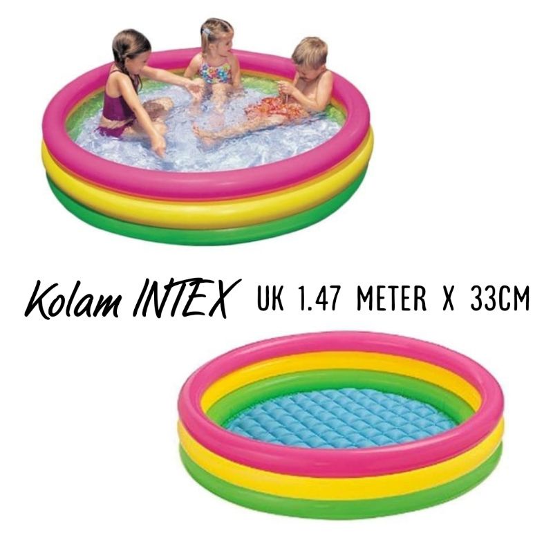 KOLAM RENANG INTEX 57422 UK 1.47 METER X 33CM