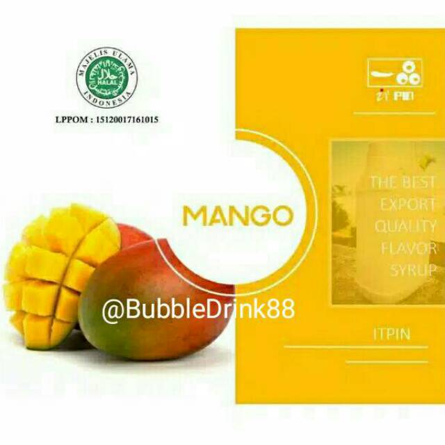 

PROMO Itpin Sirup 2.5kg Rasa Mangga / Mango Flavour Syrup Premium 2MGJ