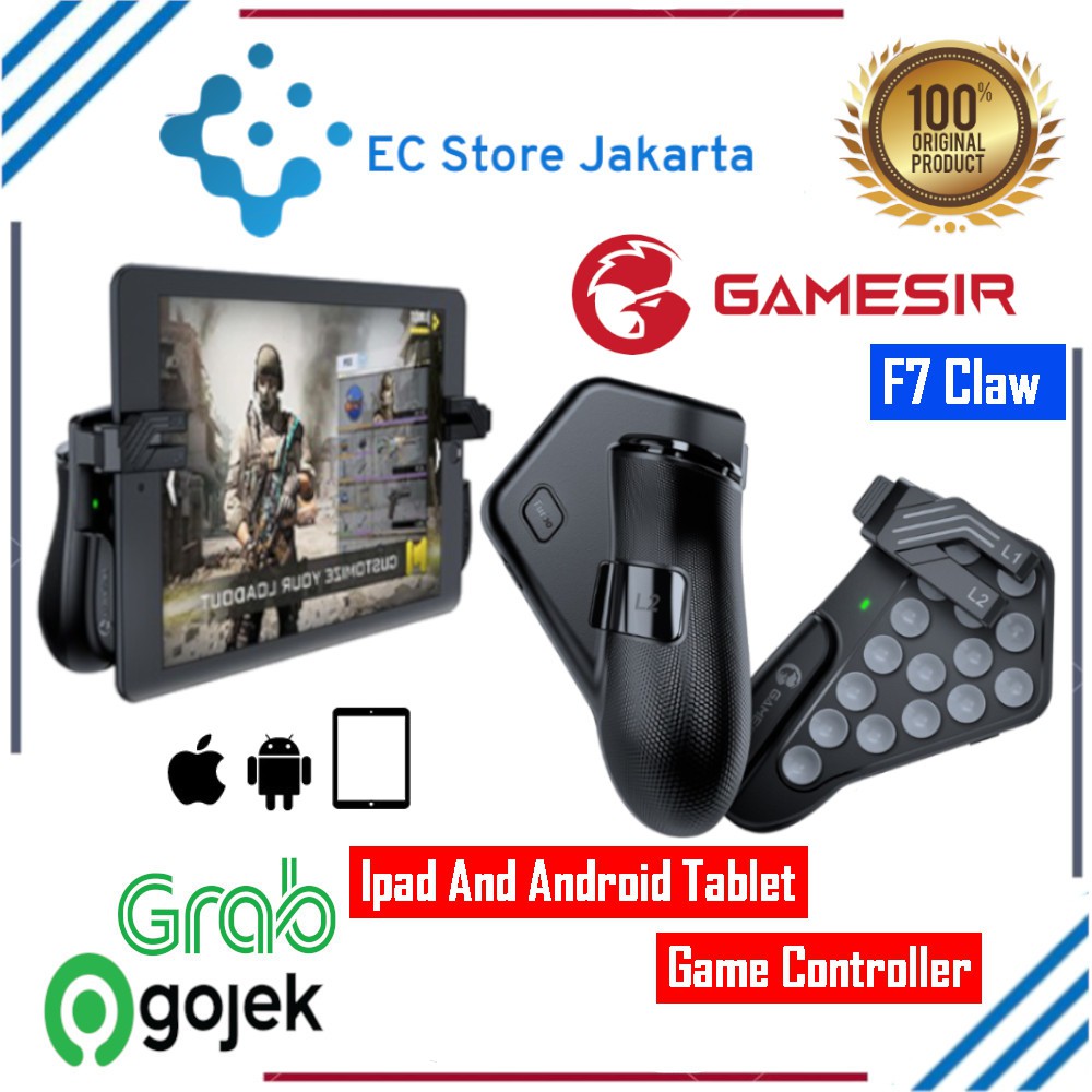 GameSir F7 Claw iPad Tablet and Android Tablet Game Controller Gamepad