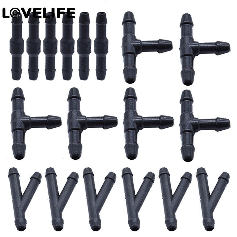 18pcs / Set Nozzle Wiper Pembersih Kaca Depan Mobil Universal Model Lurus 3 Arah