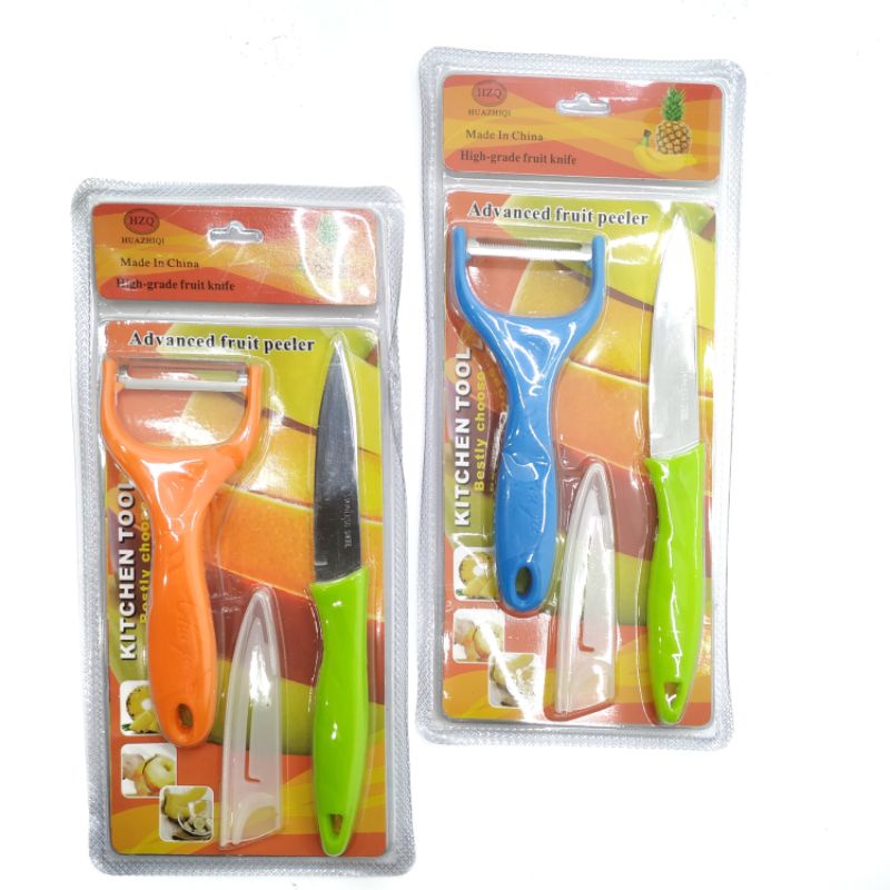 Peralatan pisau set dapur 2IN1 MJ421