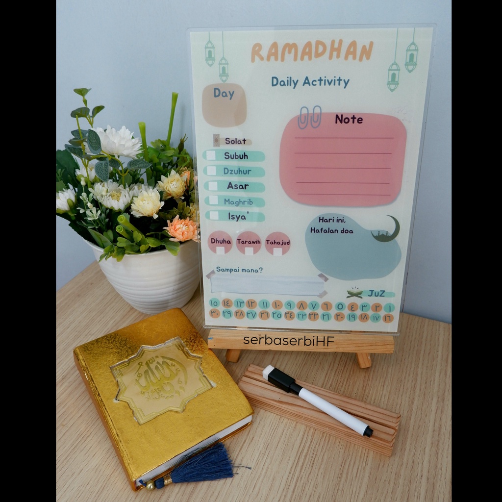 

AKRILIK RAMADHAN PLANNER, TODOLIST, DAILY ACTIVITY