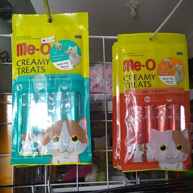 Meo creamy treats snack kucing