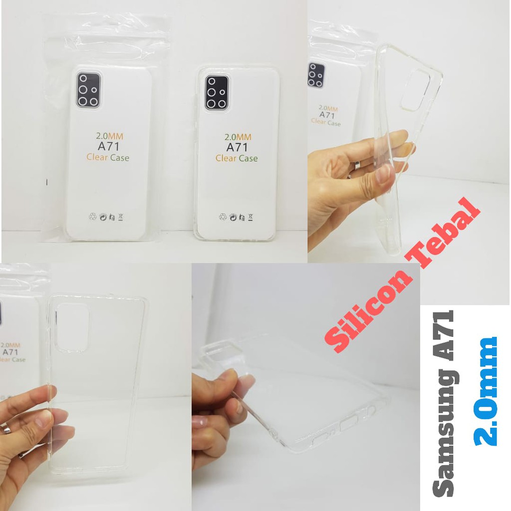 Soft Case Transparan Samsung A71 6.7 Inchi Clear Ultra Thin TEBAL 2.0mm A715F SUPER CLEAR