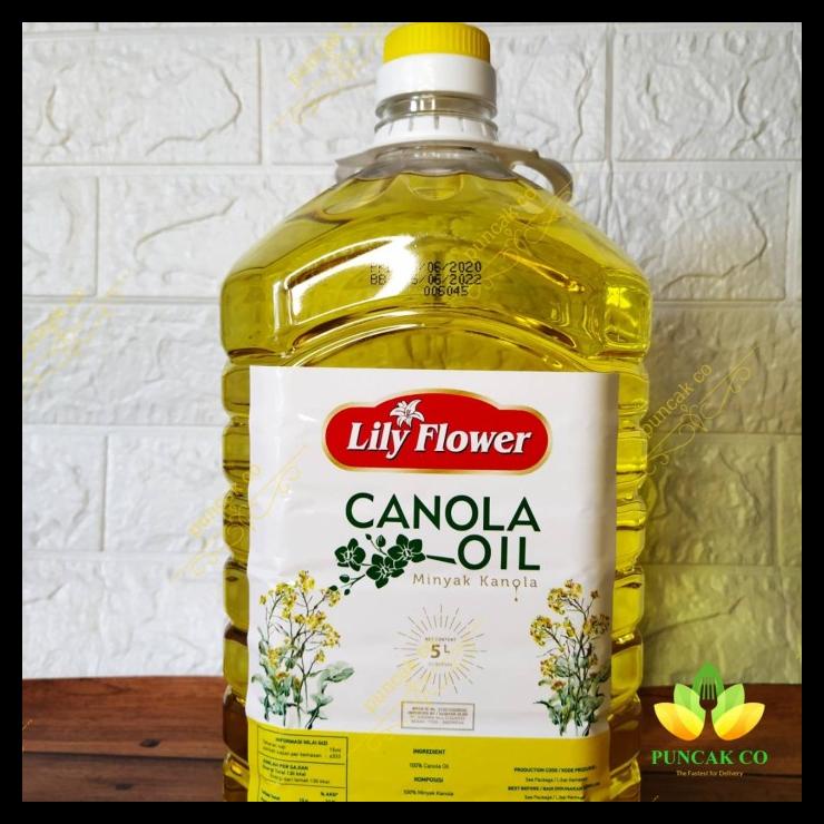 

Canola Oil / Minyak Kanola Lily Flower 5 Lt / Termurah