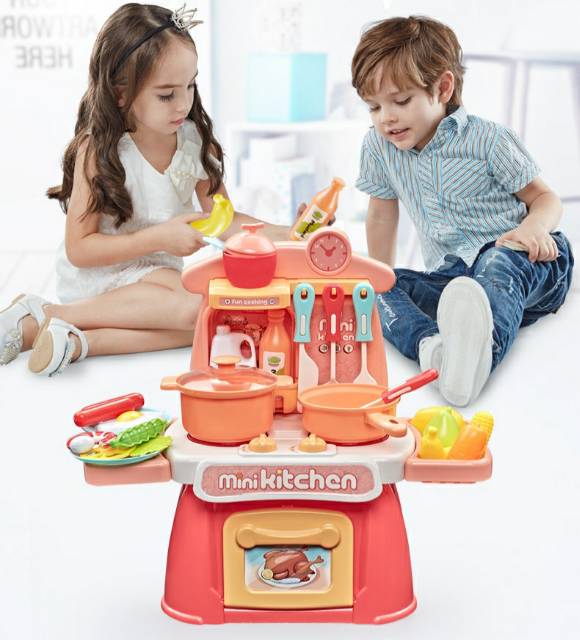 Tma / Mainan Anak Mini Electronic Kitchen Set  / Mini Kitchen Set Isi 26pcs