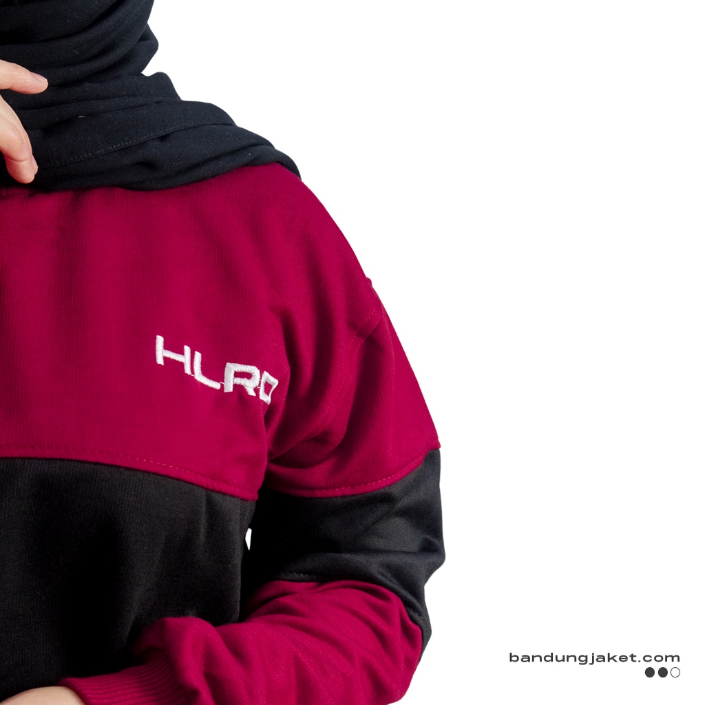 Holyrider Sweatshirt Stripe Thara Maroon II  Sweatshirt Stripe Fashionable