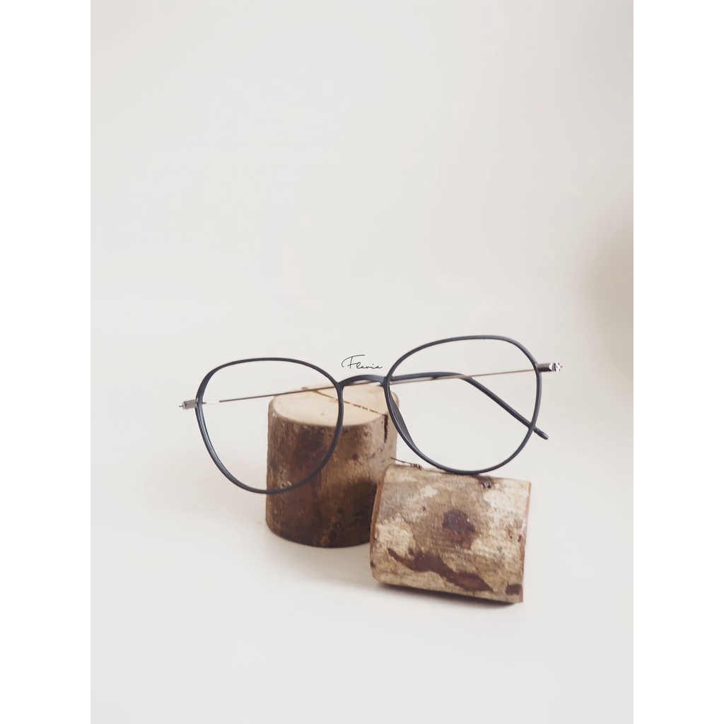 Flavia Eyewear - Kacamata Sherion Oval Elastic (custom minus, photochromic, blueray, bluechromic dan photobrown)