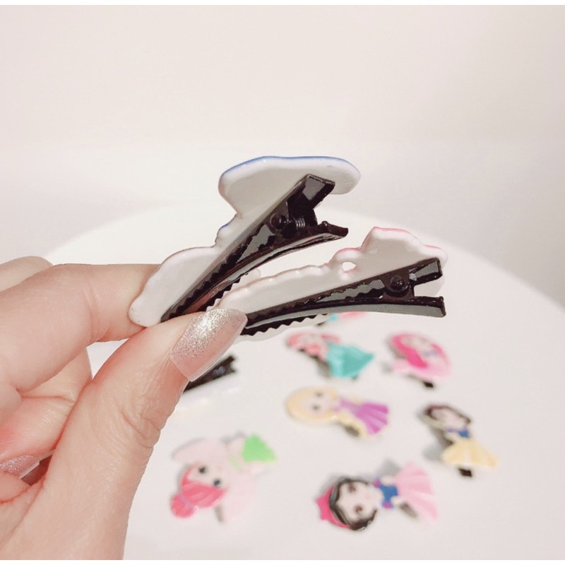 Jepitan Rambut Jepit Rambut Hairclip Anak Perempuan Motif Princess Lucu Import