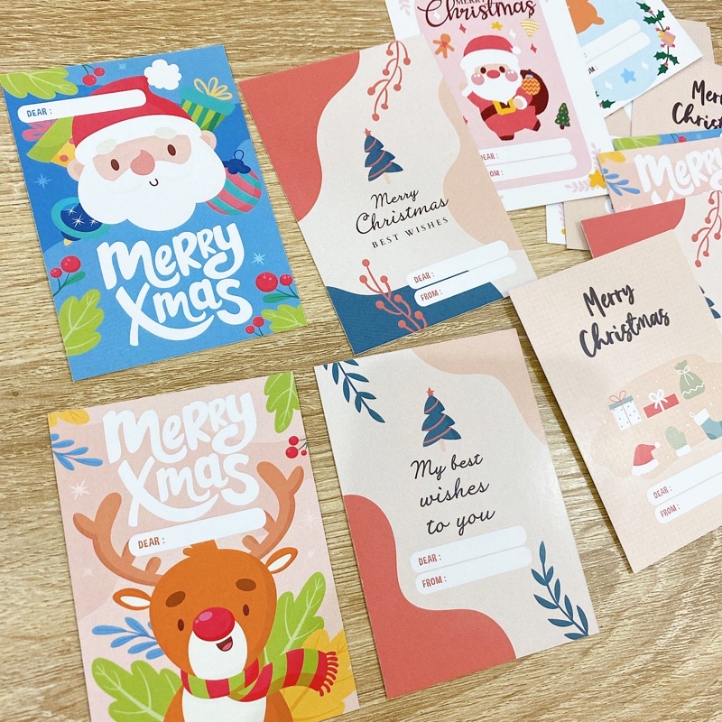 

Mini Christmas Card - Christmas Postcard - Kartu Hampers Natal