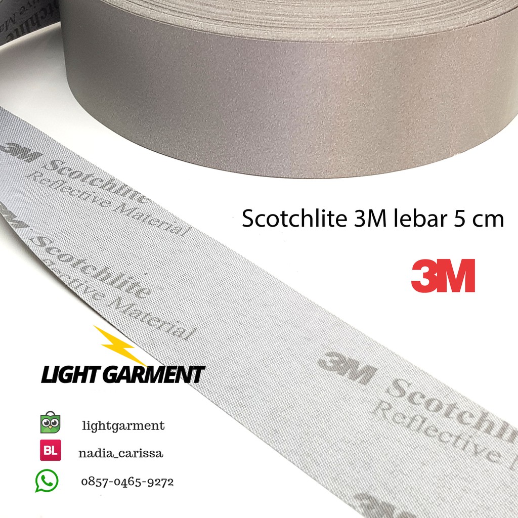 Pita Scotchlite/ Skotlet/ Reflektor 5 cm tipe 8906 per roll