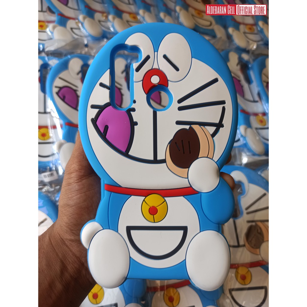 Case Doraemon Redmi Note 8 / 8 Pro Softcase Silicon 3D Cute Case Karakter Kartun Disney Doraemon Xia