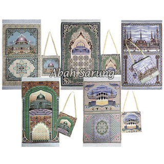 Sajadah Tas  Yakar Motif gambar  3D Bahan Halus dan lembut 