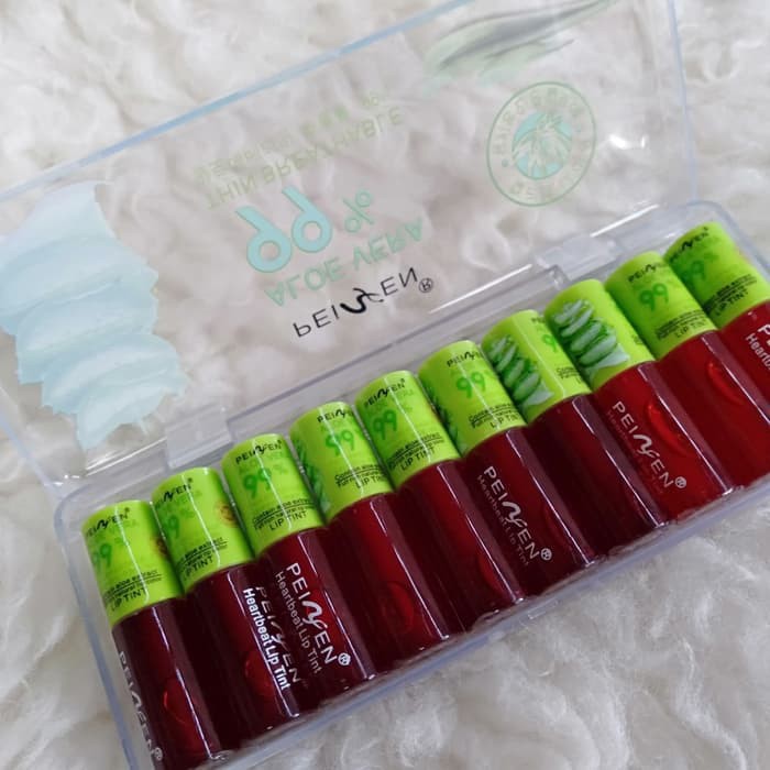 NEW LIPTINT PEIYEN PEINFEN ALOEVERA MOISTURIZING LITTLE LIPSTICK WATER LIP TINT ALOE VERA