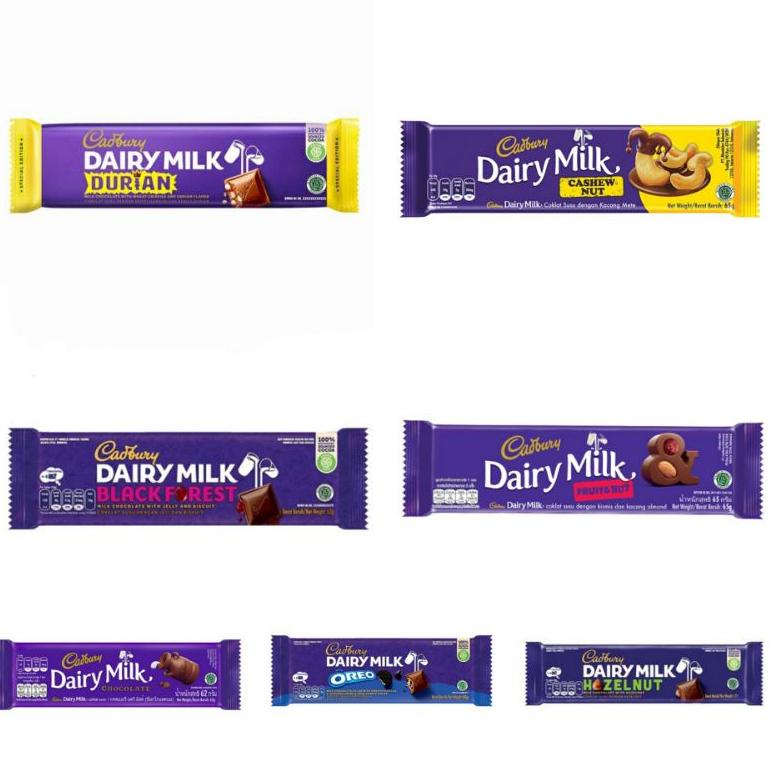 

[PROMO IQ042] ✨NAZILLA✨ CADBURY Dairy Milk Coklat 62gr Ready Stock