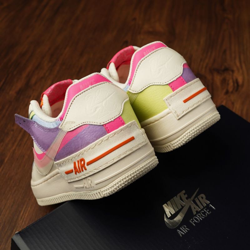 Nike Air Force 1 Shadow Pale Ivory / Digital Pink