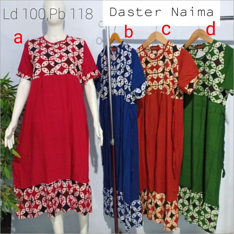 Daster Naima Sleting by Putri Diana