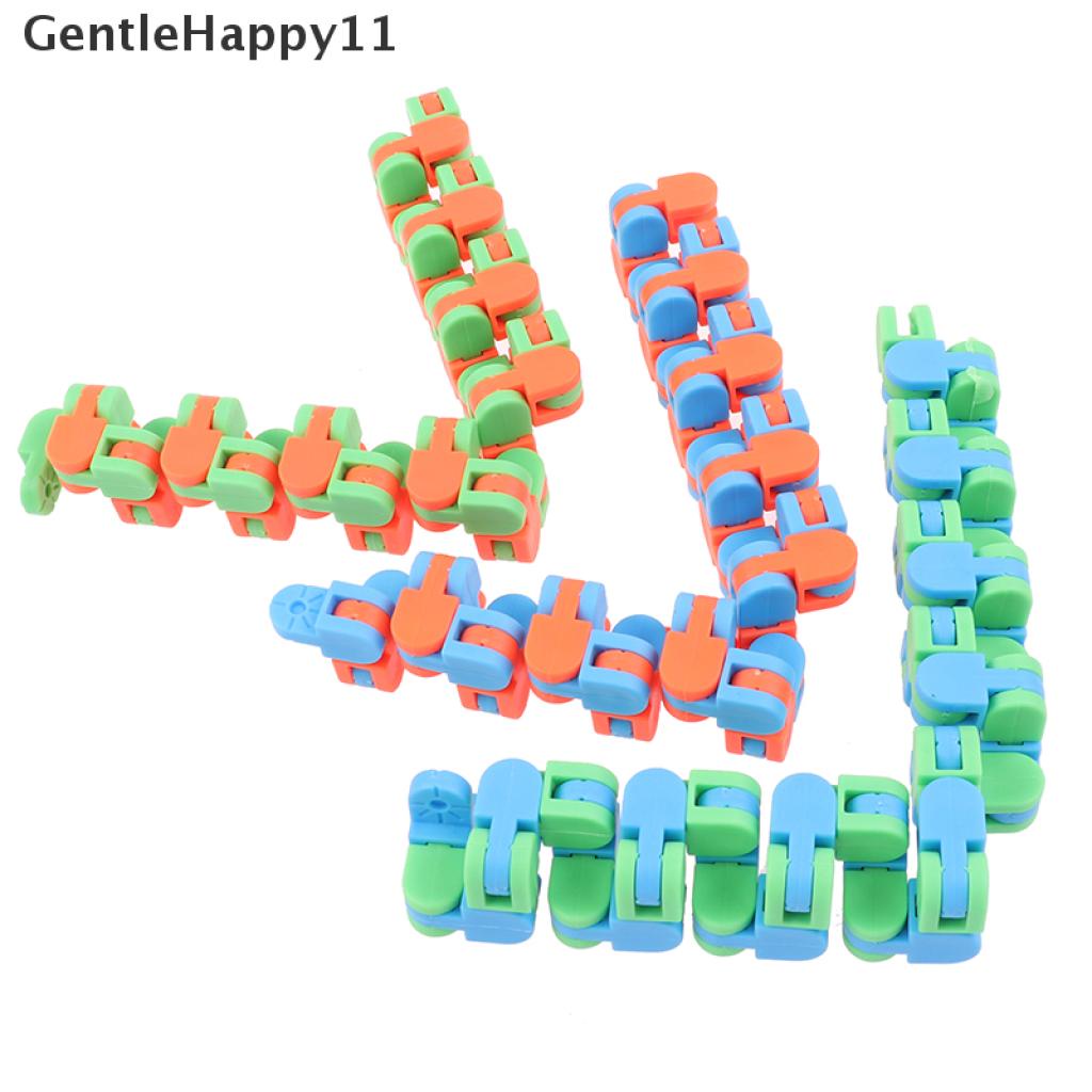 Gentlehappy Wacky Track Snap and Click Mainan Anak Autism Snake Puzzles Classic Sensory Toy