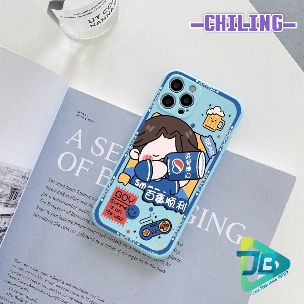 CASE CASING SOFTCASE SILIKON MACARON PELINDUNG KAMERA CHILING OPPO VIVO SAMSUNG XIAOMI REALME IPHONE ALL TYPE JB5379