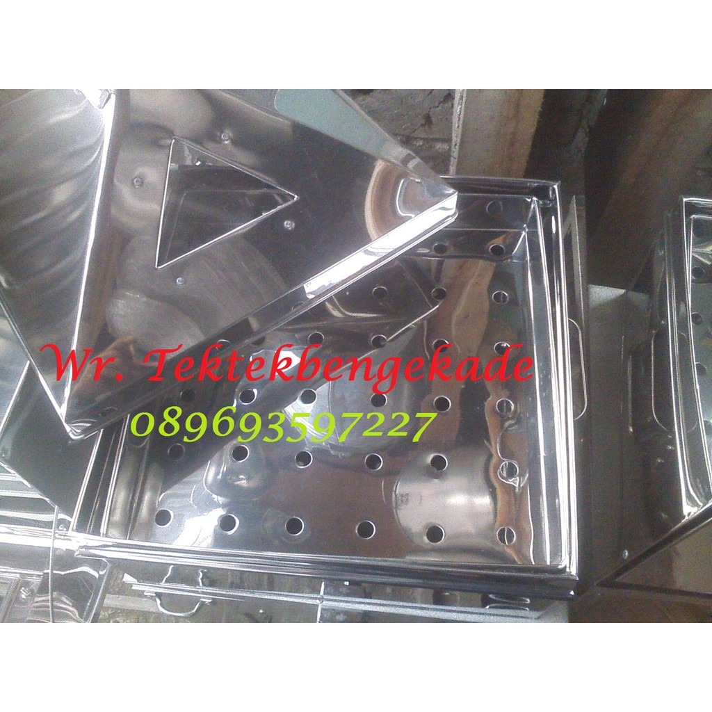 promo diskon Panci kukusan kotak 50 cm 1 susun klakat kelakat stainless