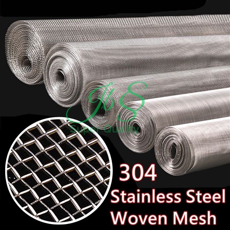 kasa/kawat nyamuk stainless 304 Mesh 18x0.27mm (Lebar 100cm)