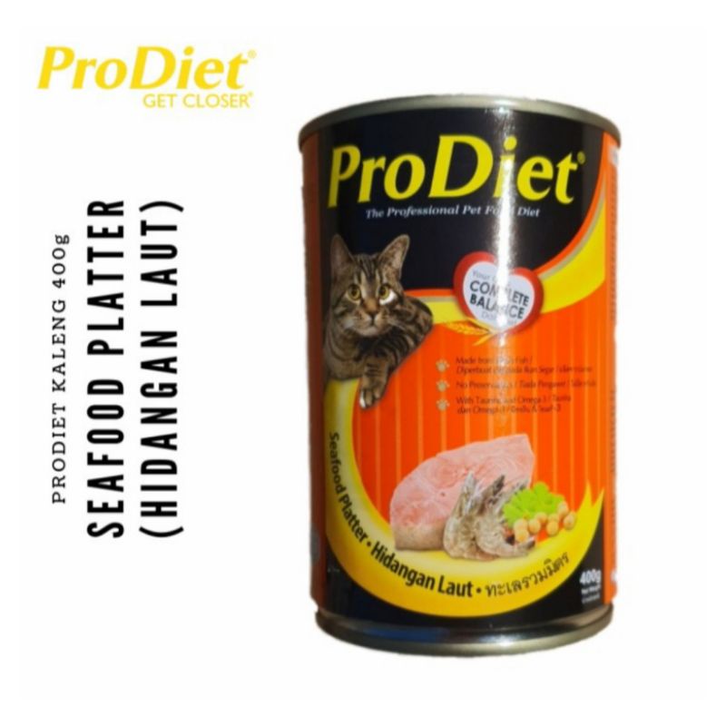 ProDiet Kaleng 400gr (24 kaleng) - Wet Food Makanan Kucing Kaleng 400Gr Cat food
