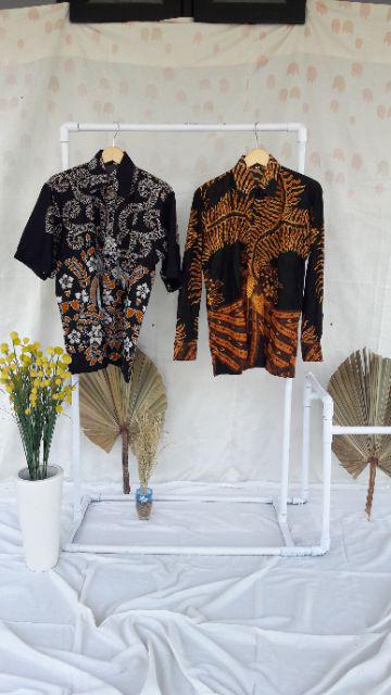 [new Arival] Wou Batik Couple Ayusita Ruffle Batik Couple Ori Ndoro Jowi Dnt Garansi Termurah- Bg094