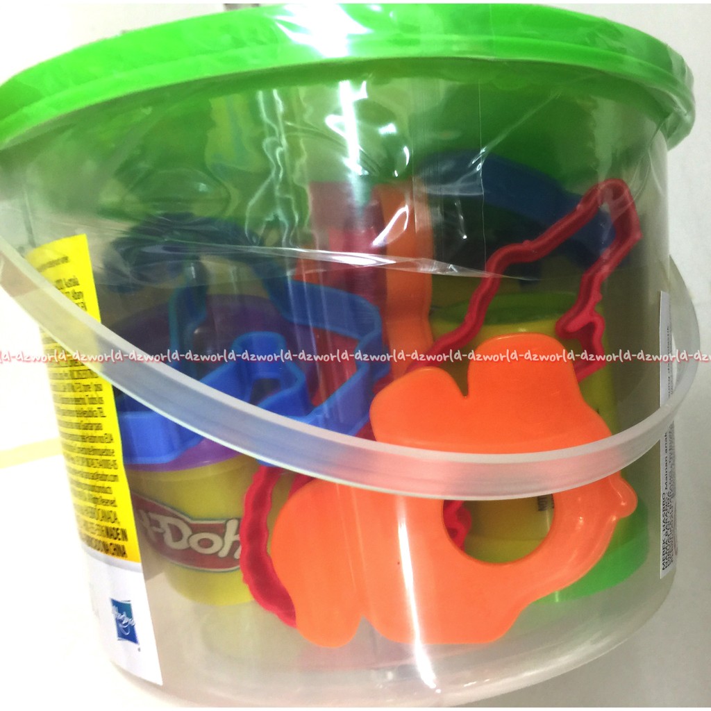 Play Doh Animal Activities Bucket Playdoh Keranjang Original Play-doh