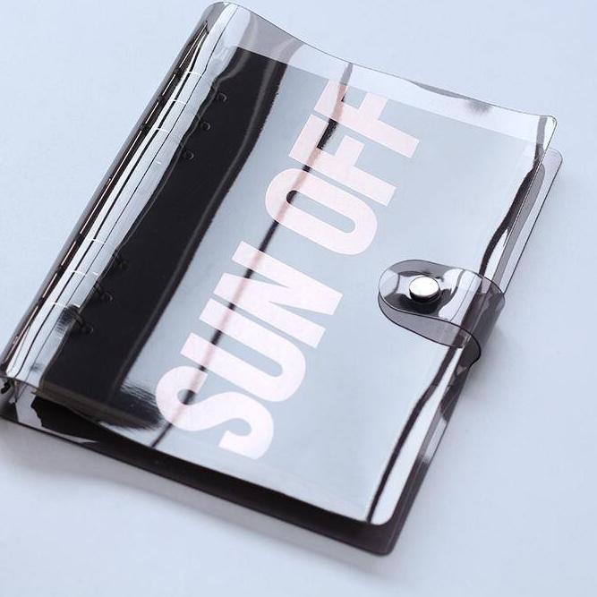 

➝ [THE UNIVERSE] Buku Binder A5 6 Ring Transparan Binder Cover Notebook Binder Hologram - ST004 ㅊ