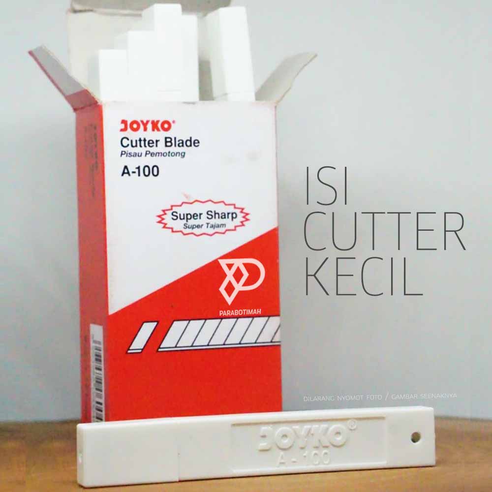 

ISI CUTTER KECIL JOYKO A-100 REFILL ISI 5 PCS PER TUBE TAJAM KUAT MURAH MADE IN KOREA READY STOCK