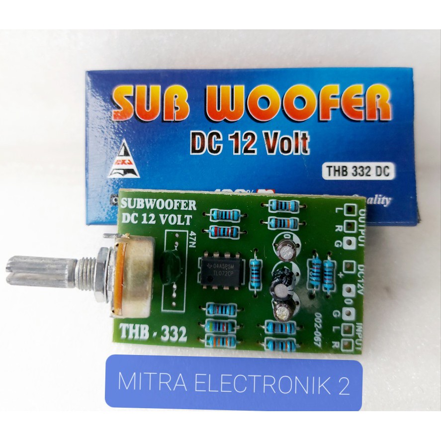 Subwofffer Rakitan Power Amlifier Filter Subwofer 1 Potensio Berbagai Merek