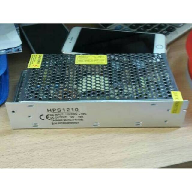 POWER SUPPLY JARING 12V 10A / LAMPU LED