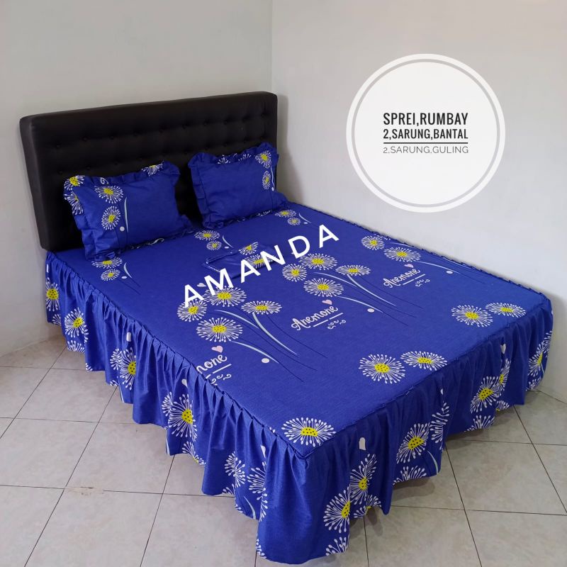 sprei rumbai 180x200cm